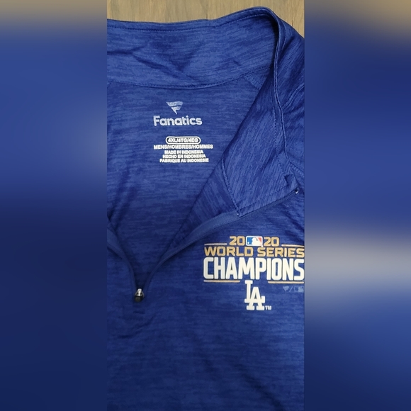 MLB Los Angeles LA Dodgers Pull Over Jersey, Size 4XL - Picture 3 of 4